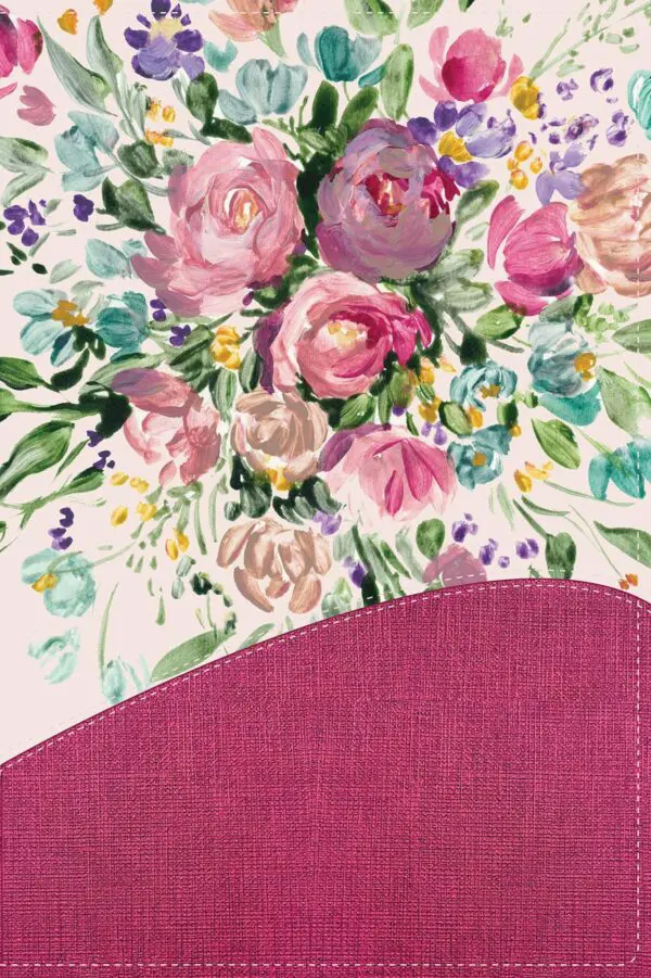 Biblia Una Joven Conforme al Corazón de Dios Edición de Lujo Floral RVR60