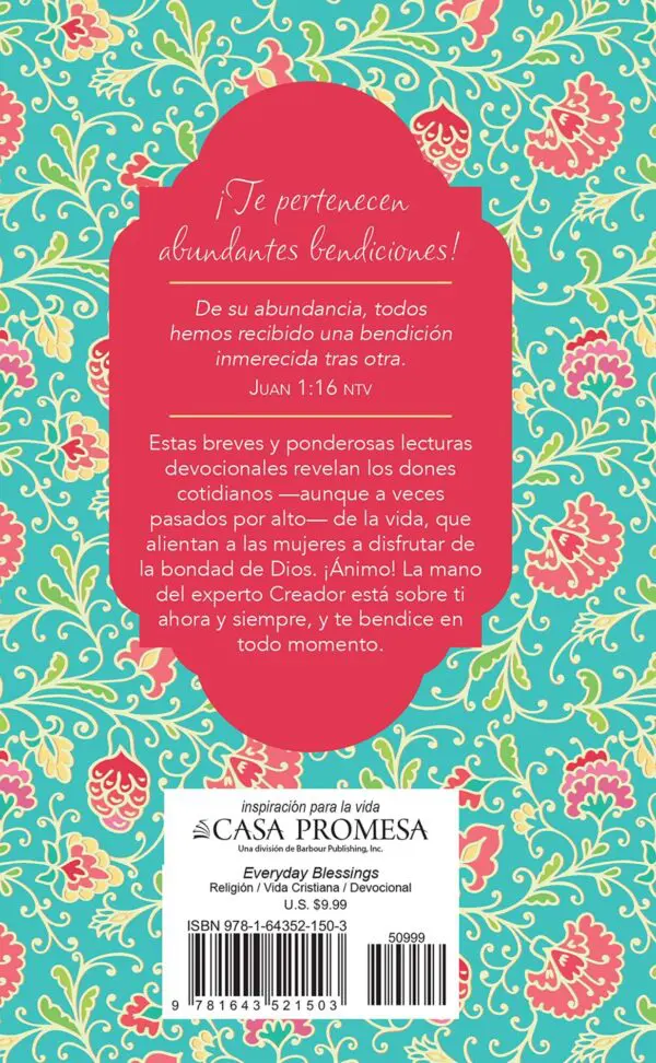 Bendiciones para cada día: Refrigerio espiritual para mujeres
