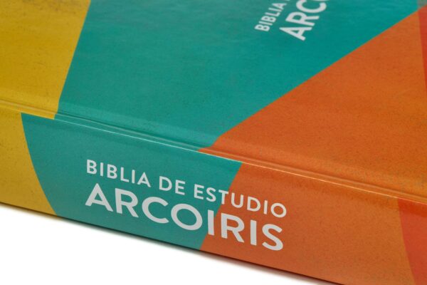 RVR1960 Biblia Arcoiris Multicolor de Estudio, tapa dura.