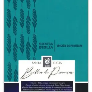 Biblia de Promesas letra grande Turquesa Imitación Piel RV1960