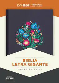 RVR1960 Biblia Letra Gigante bordado sobre tela con índice