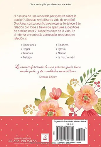 Oraciones con propósito para mujeres diario personal