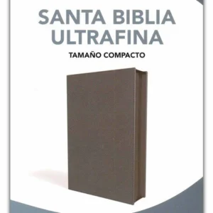 Biblia NBLA Letra Grande Compacta. Piel Fabricada Azul Marino con Cierre