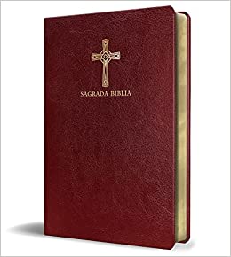 Biblia católica compacta vinotinto