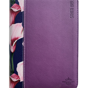 Biblia / RVR/ Lila Diseño Flores