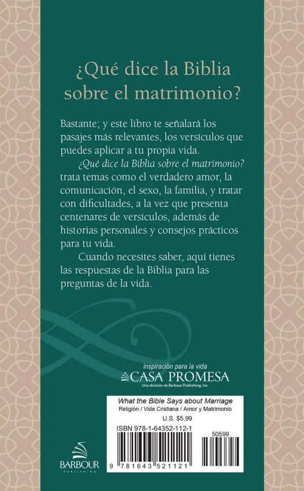 Que Dice La Biblia Sobre El Matrimonio
