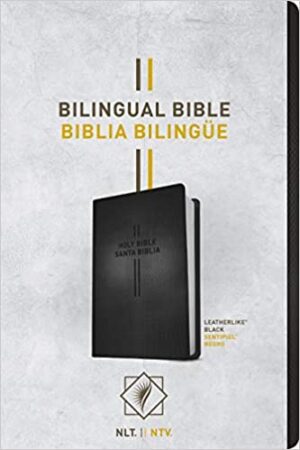 Biblia Bilingüe Imitación Piel Negro / NLT - NTV