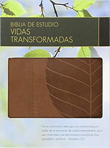 Biblia de estudio vidas transformadas