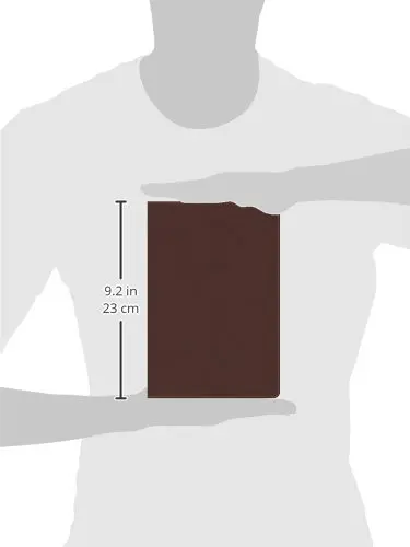Biblia De Estudio Arco Iris Chocolate Simil Piel - Imagen 3