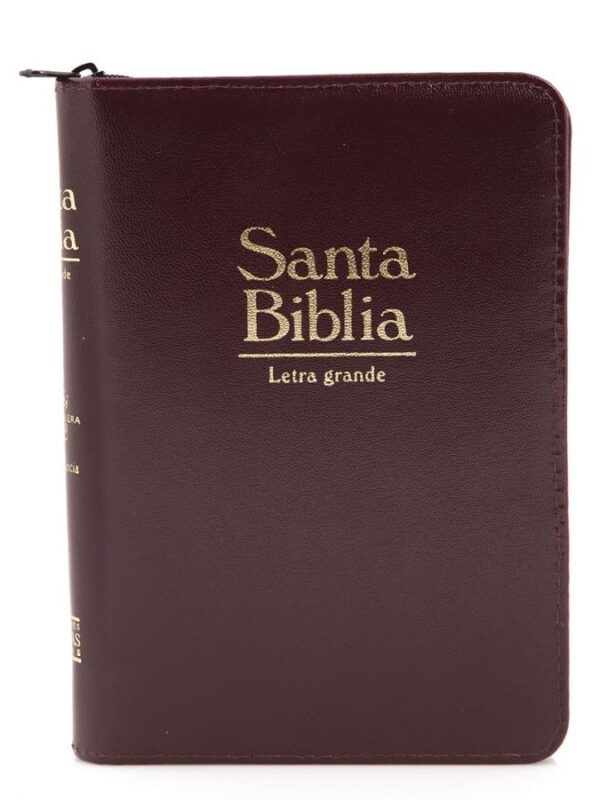 Biblia RVR 055 Vinotinto Indice Canto Dorado