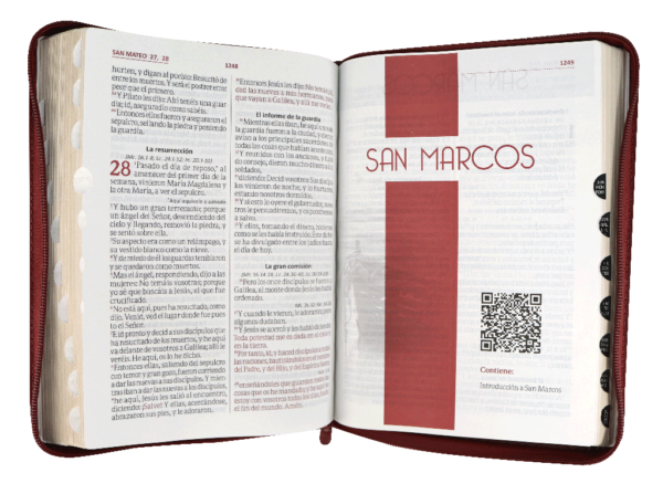 Biblia reina valera 1960 letra gigante con indice - Imagen 2
