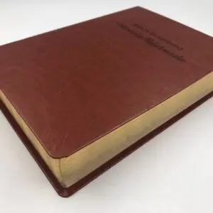 Biblia de Estudio Herencia Reformada, Simil piel (café)