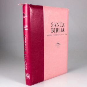 Biblia 086 letra super gigante 19 pt Rosada