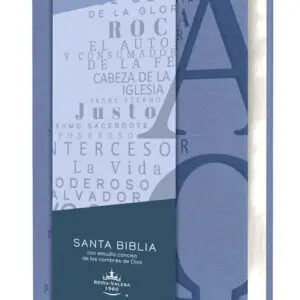 Biblia Nombres de Dios RVR 60 Azul Celeste