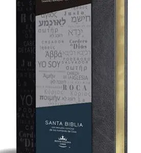 Biblia Los Nombres De Dios RVR60 Piel Negro