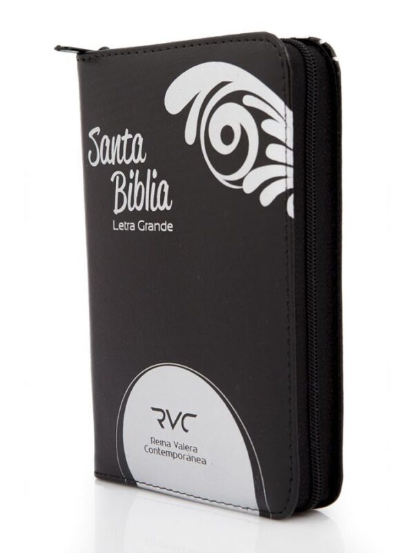 Biblia RVC tamaño 045 Índice Negro Con Cierre - Imagen 4