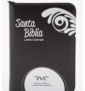 Biblia RVC tamaño 045 Índice Negro Con Cierre