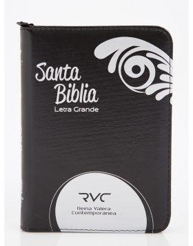 Biblia RVC tamaño 045 Índice Negro Con Cierre