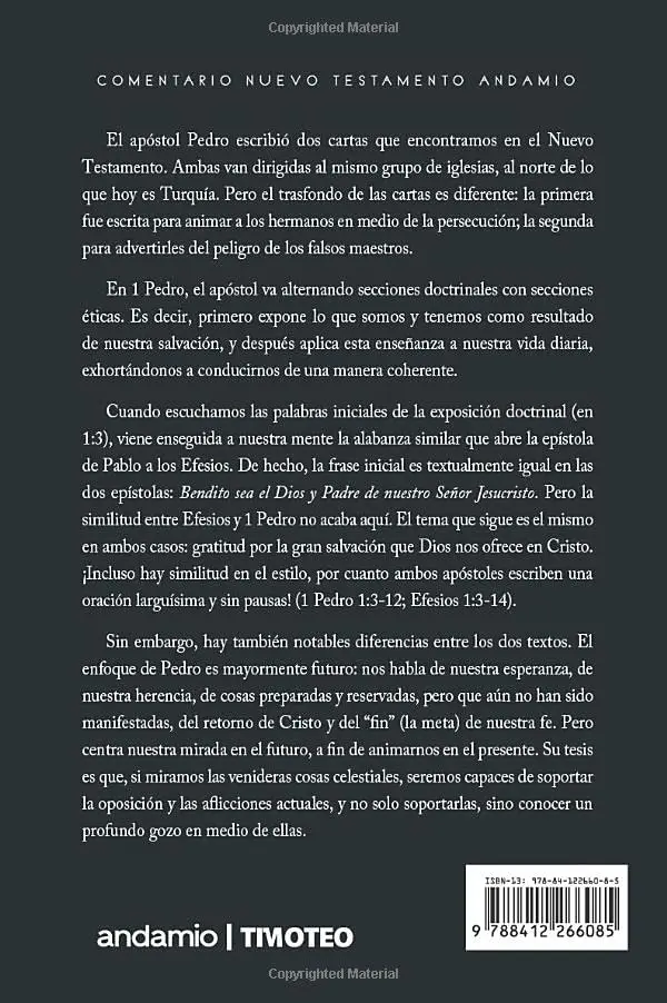 1 Pedro Comentario Nuevo Testamento Andamio - Tubiblia.com