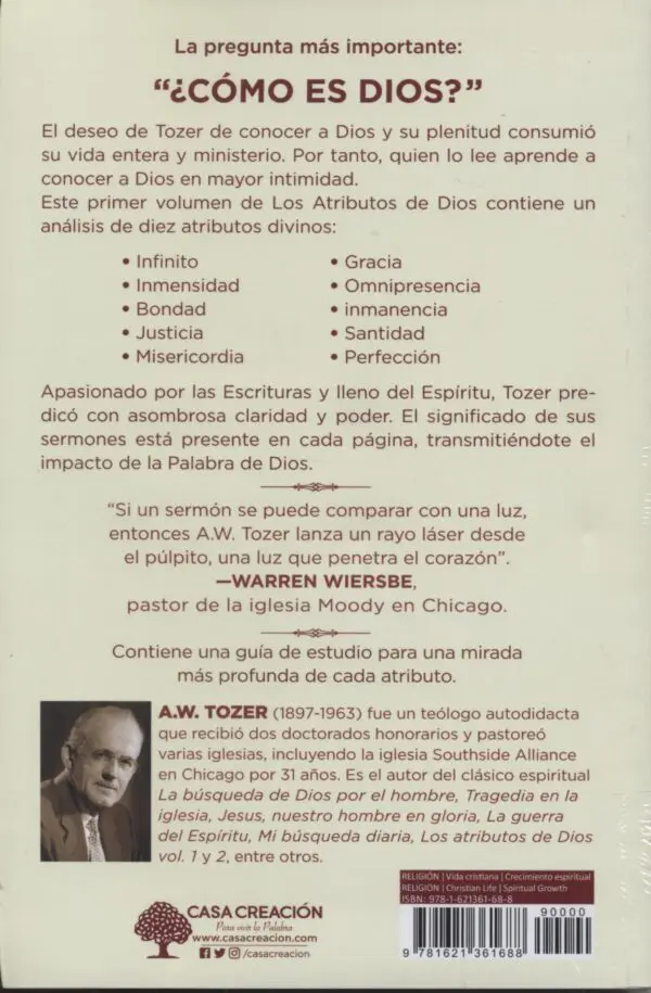 Atributos de Dios/Vol 01