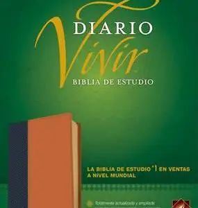 Biblia NTV/Estudio Diario Vivir/Sentipiel/Azul-Cafe