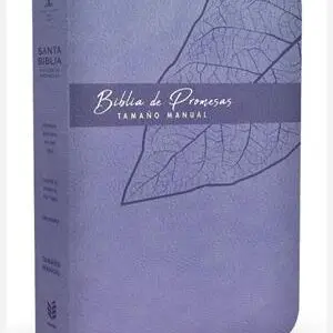 Biblia De Promesa RVR60/Tamaño Manual/Piel Especial/Lavanda