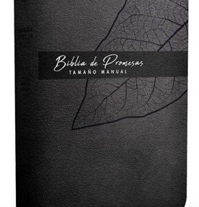 Biblia De Promesa RVR60/Tamaño Manual/Piel Especial/Negro
