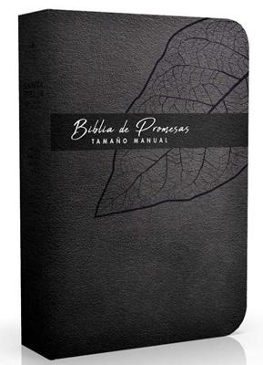 Biblia De Promesa RVR60/Tamaño Manual/Piel Especial/Negro