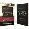Biblia De Estudio Matthew Henry/RVR60/Cuero Suave/Negro