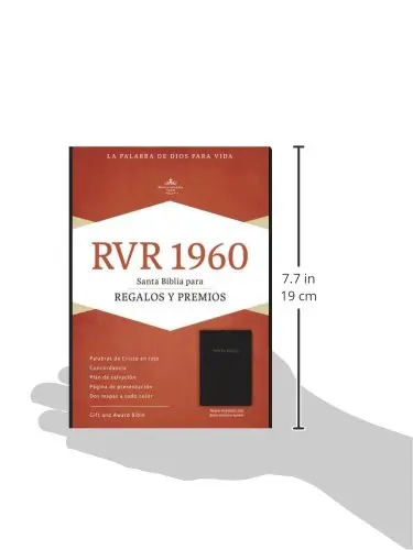 Biblia/RVR/Regalos Y Premios/Imitación Piel/Negro/Vino/Blanco - Imagen 2