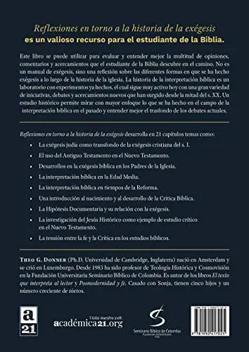 Reflexiones En Torno A La Historia De La Exegesis