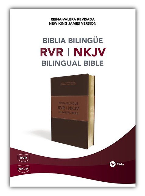 Biblia RVR77 Bilingüe/Piel Italiana/RVR-NKJ
