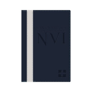 Biblia/NVI/Edicion Conmemorativa/Piel/Azul-Gris