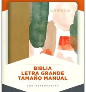 Biblia RVR 1960/Letra Grande/Tamaño Manual/Simil Piel/Multicolor