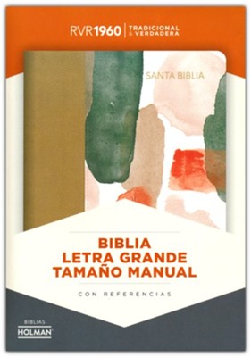 Biblia RVR 1960/Letra Grande/Tamaño Manual/Simil Piel/Multicolor