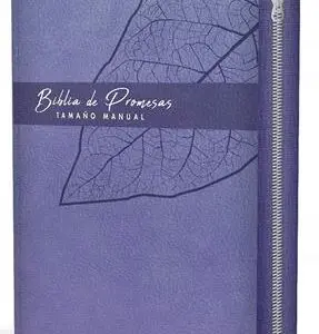 Biblia De Promesa Tamaño Piel Lavanda Letra Grande RVR60 - Tubiblia.com