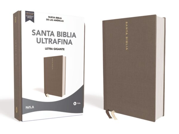 Biblia NBLA Ultrafina LG Gris Tapa dura Tela . Tubiblia.com