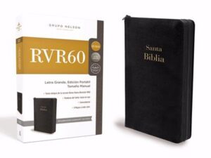Biblia RVR60/Tamaño Manual/Letra Grande/Cierre
