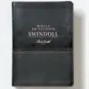 Biblia De Estudio Swindoll/NTV/Sentipiel/Negro/Indice