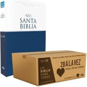Caja de Biblias Misionera 28 A La Vez NVI