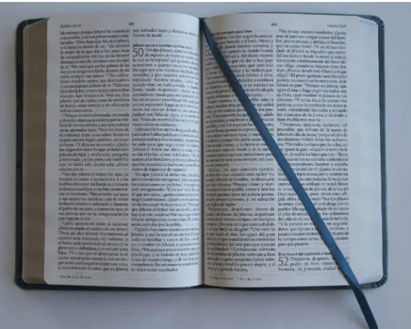 Biblia RV60 LG Nombres De Dios Tamaño Manual Piel - Imagen 4