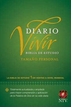 Diario Vivir NTV Tamaño Personal Tapa Dura Verde - Tubiblia.com
