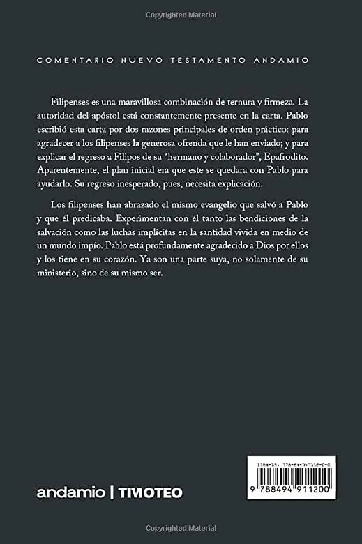 Filipenses/Comentario Nuevo Testamento Andamio - Imagen 2