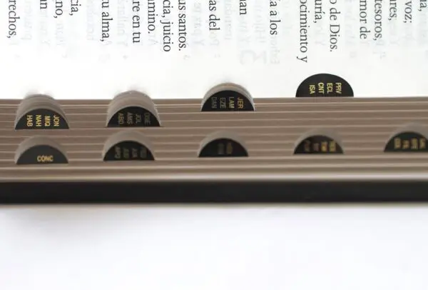 Biblia RVR60/Imitación Piel/Negra/Índice - Imagen 6