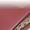 Biblia /RVR025cZTILMa PJR/ Vinotonto Canto Dorado Indice - Imagen 2
