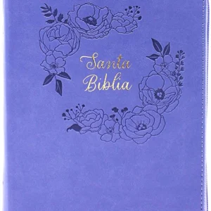 Biblia RVR60/Manual/Letra Grande/Simil Piel/Morado/Cierre/Indice