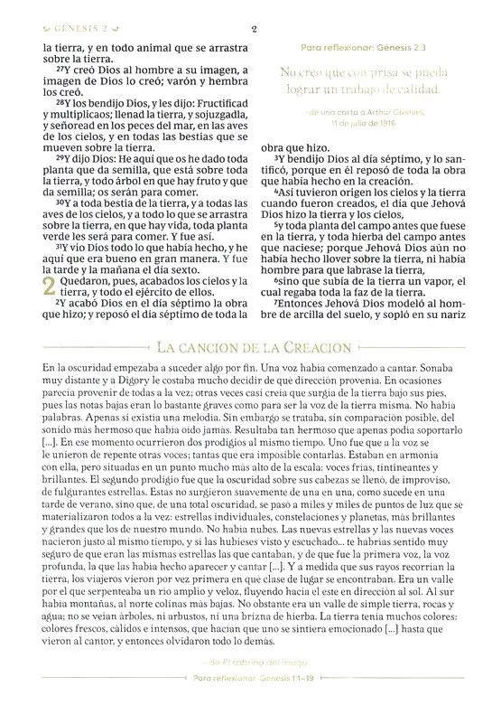 Biblia/RVR/Reflexiones C.S.Lewis/Imitacion Piel/Azul Marino - Imagen 3