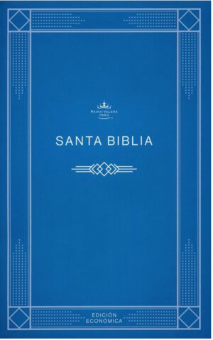 Biblia RVR60 Misionera Tapa Rustica Azul