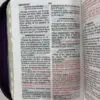 Biblia tamaño bolsillo RVR.1960 Bifloral LiLa piel