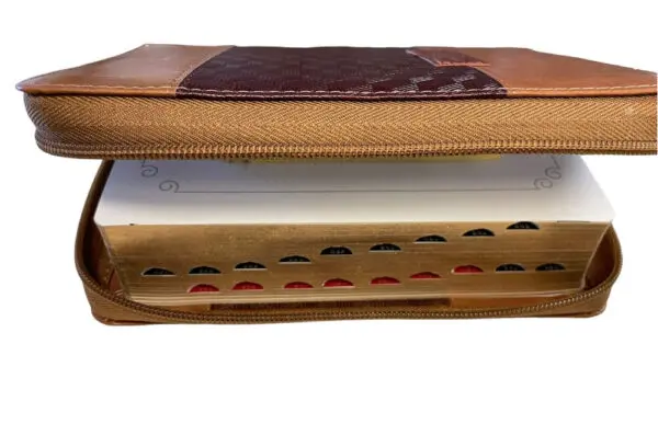 Biblia Reina Valera 1960 045  LG café con Indice - Imagen 3
